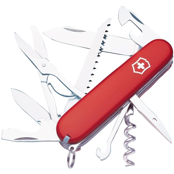 Swiss Army Brands 2023 Victorinox 53820 Huntsman / 30255 Pouch Red Map VIC-1.3713-X6 - main